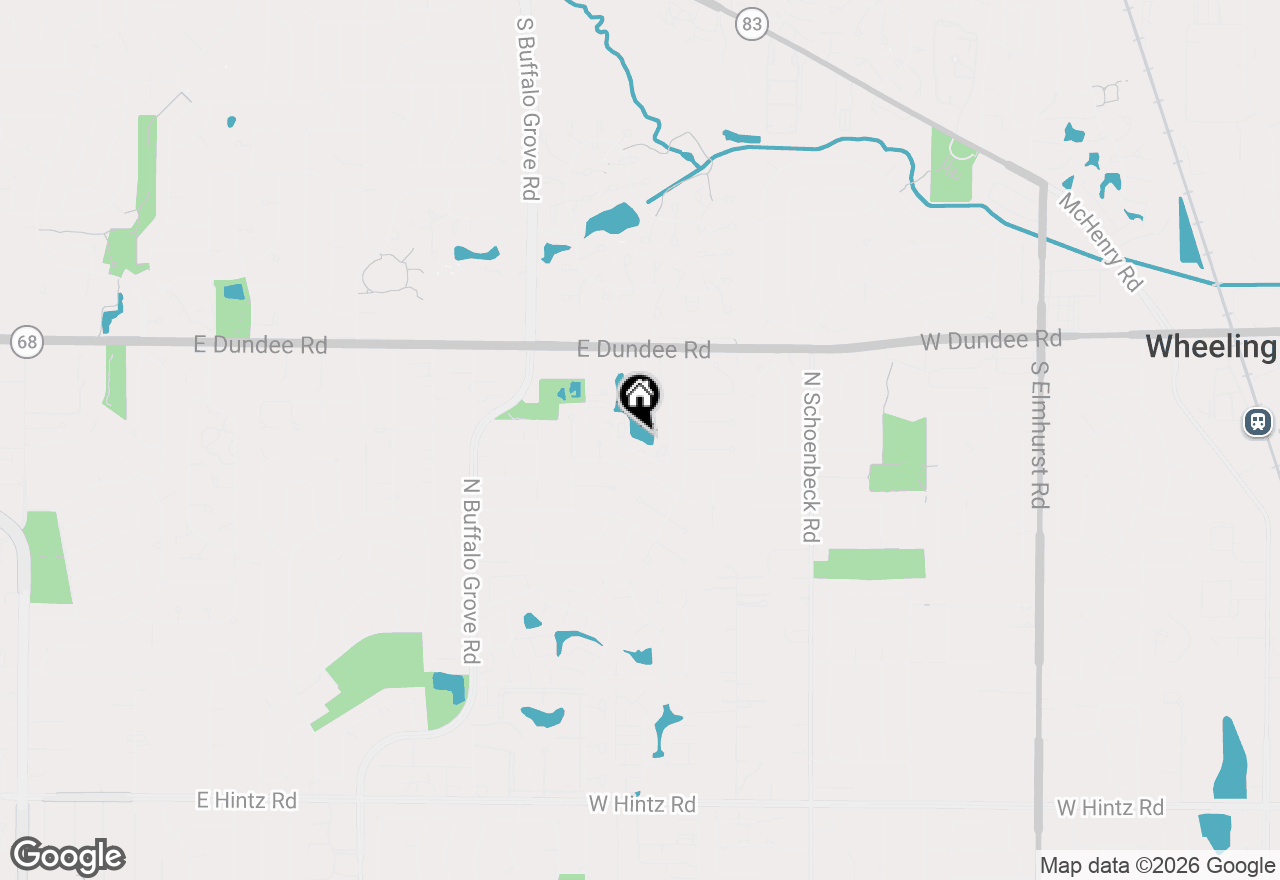 Map of 200 Lake Boulevard #439, Buffalo Grove, IL 60089