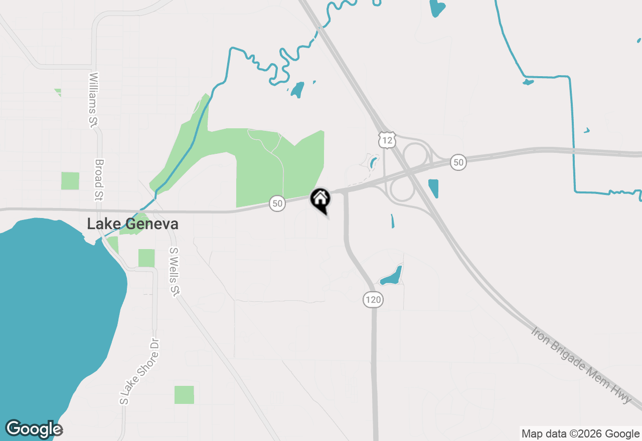 Map of 3159 E Barry Dr, Lake Geneva, WI 53147
