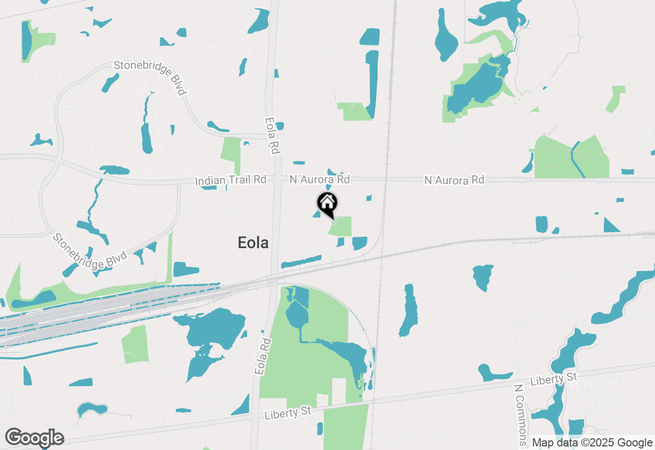 Map of 3220 Bromley Lane, Aurora, IL 60502