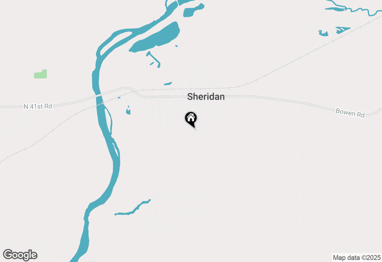 Map of 305 W Park Avenue, Sheridan, IL 60551