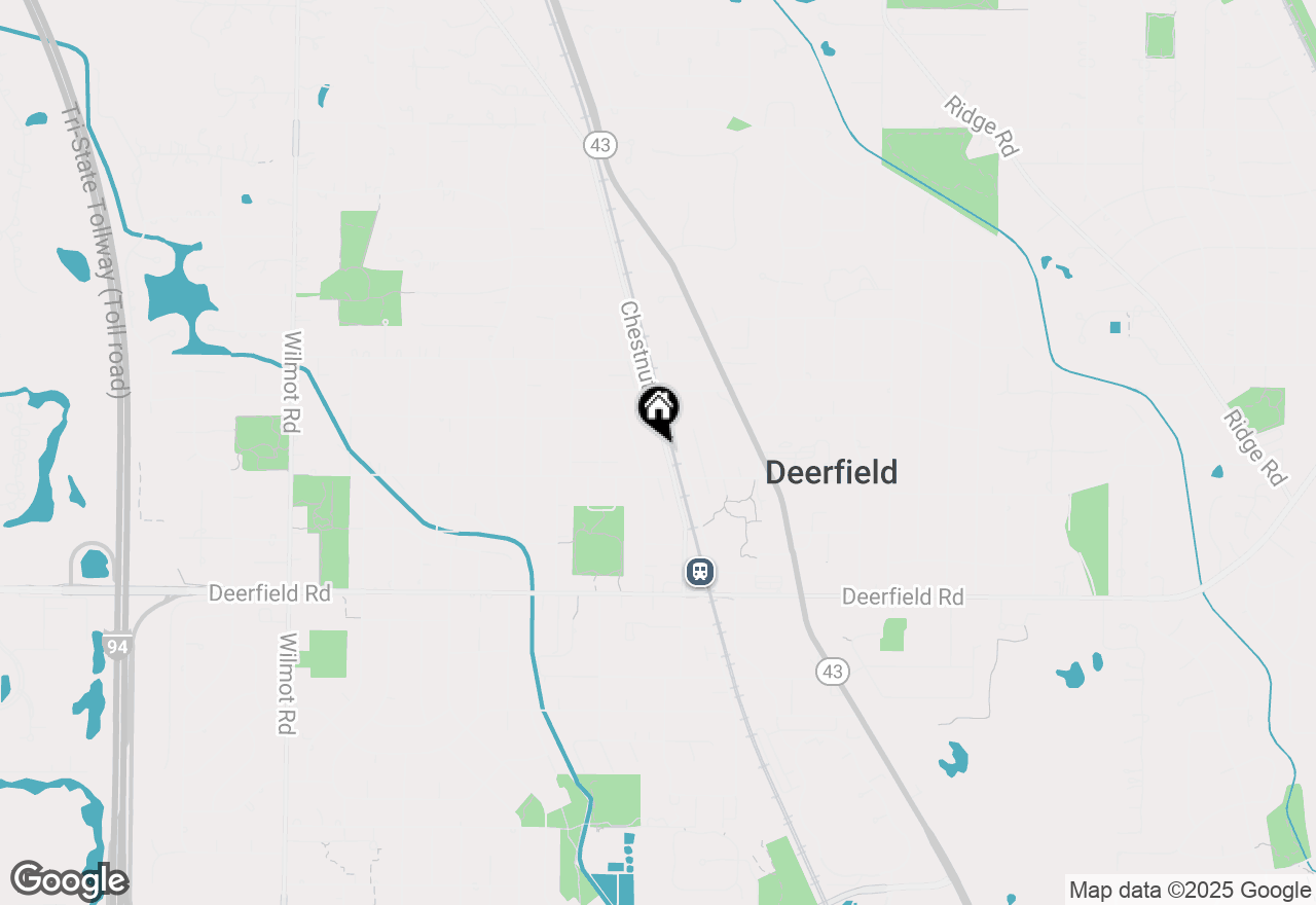 Map of 1030 Chestnut Street, Deerfield, IL 60015