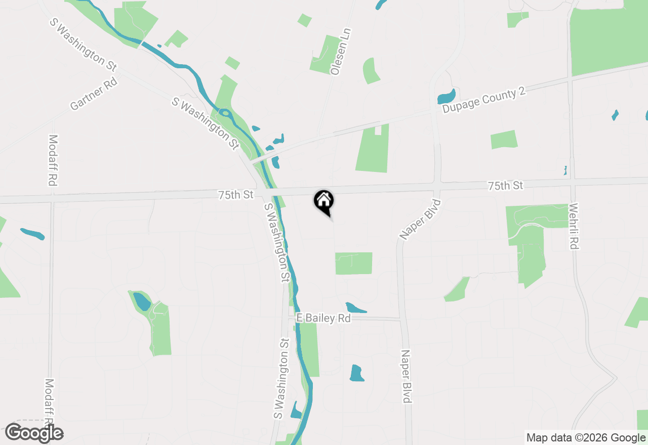 Map of 8S510 Oxford Lane, Naperville, IL 60565