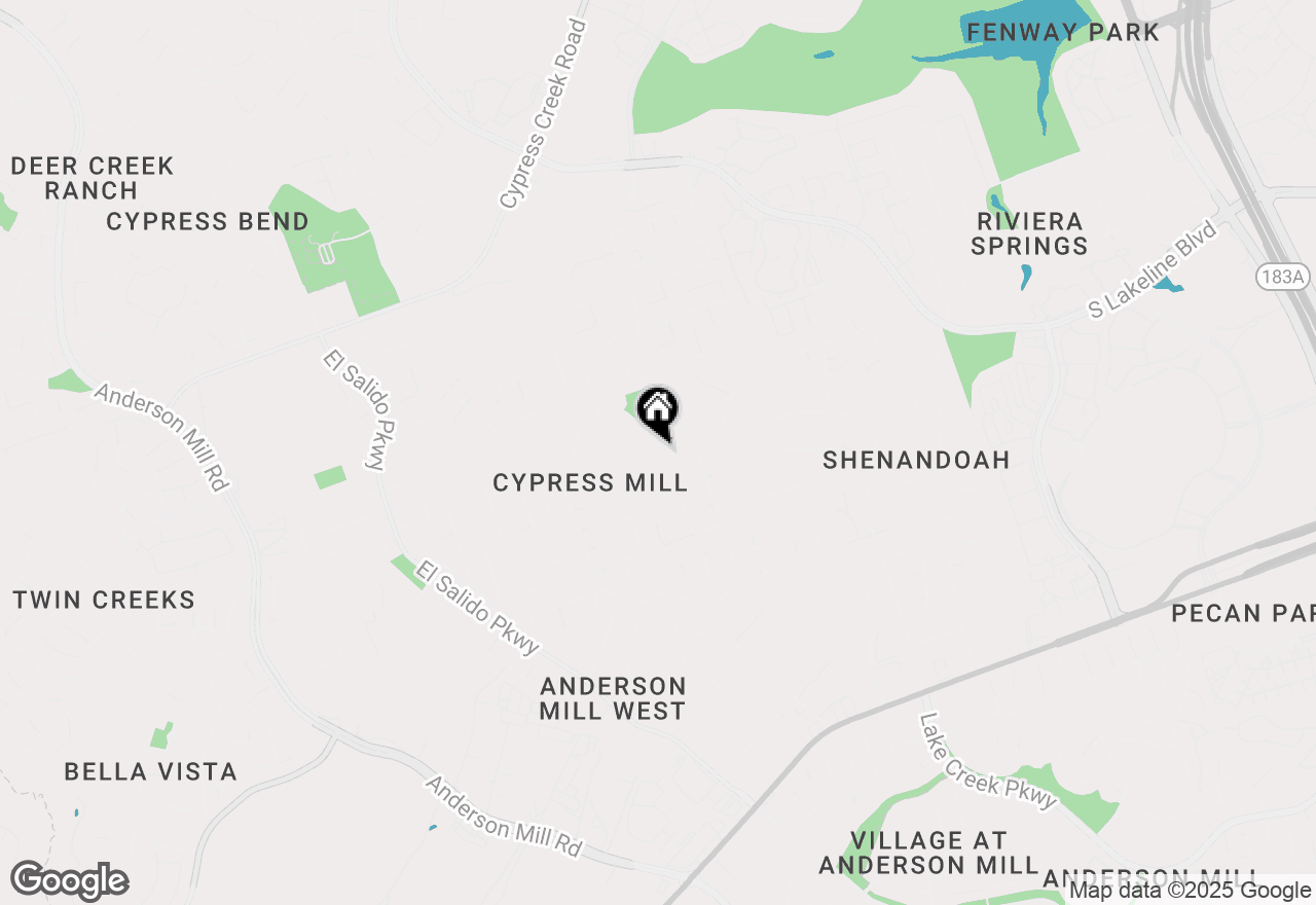 Map of 1302 Roadrunner Dr, Cedar Park, TX 78613