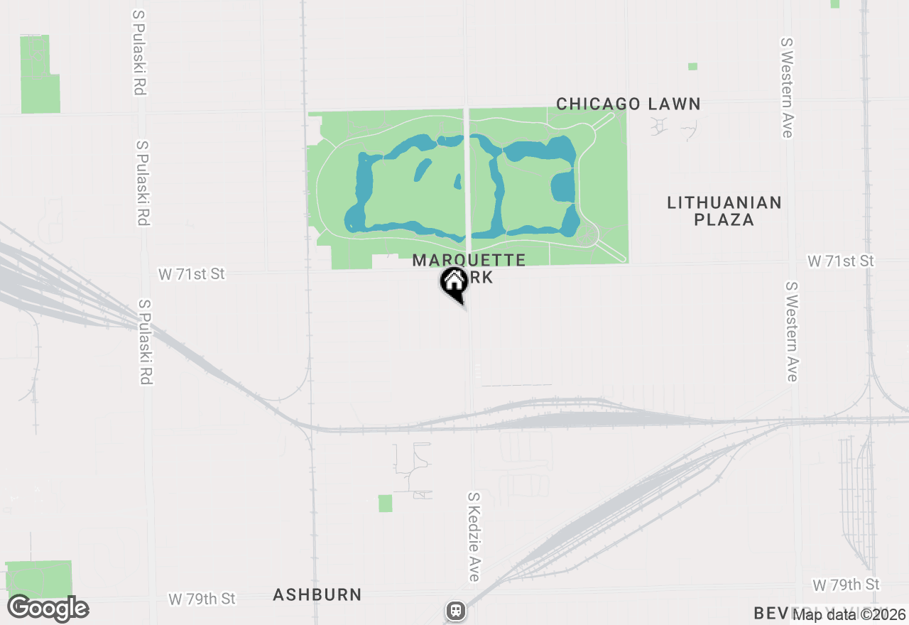 Map of 7201 S Sawyer Avenue, Chicago, IL 60629