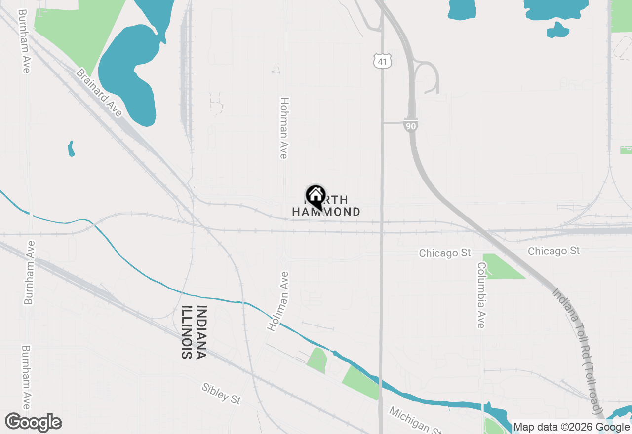 Map of 4523 Cameron Avenue, Hammond, IN 46327