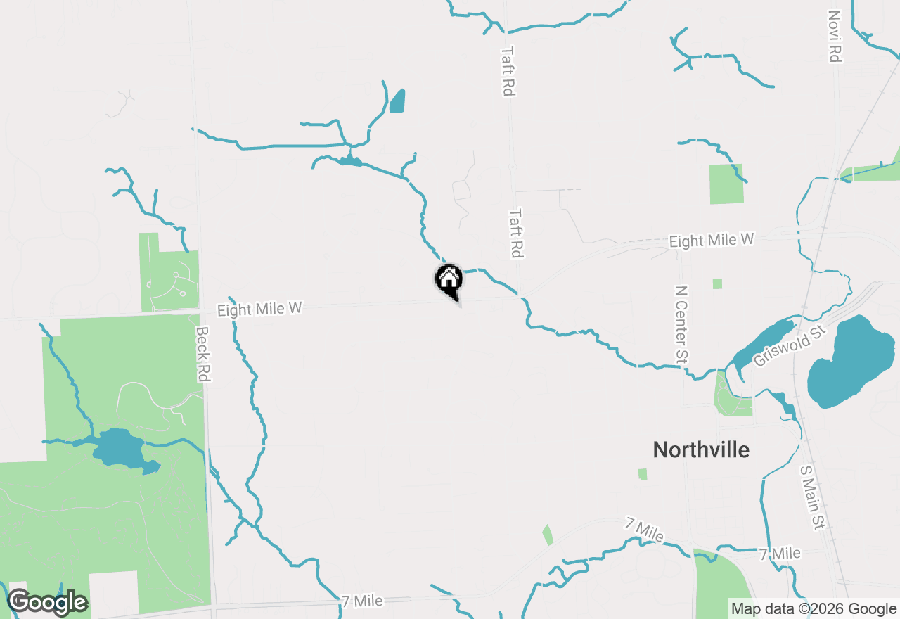 Map of 45685 Greenridge Drive, Northville, MI 48167