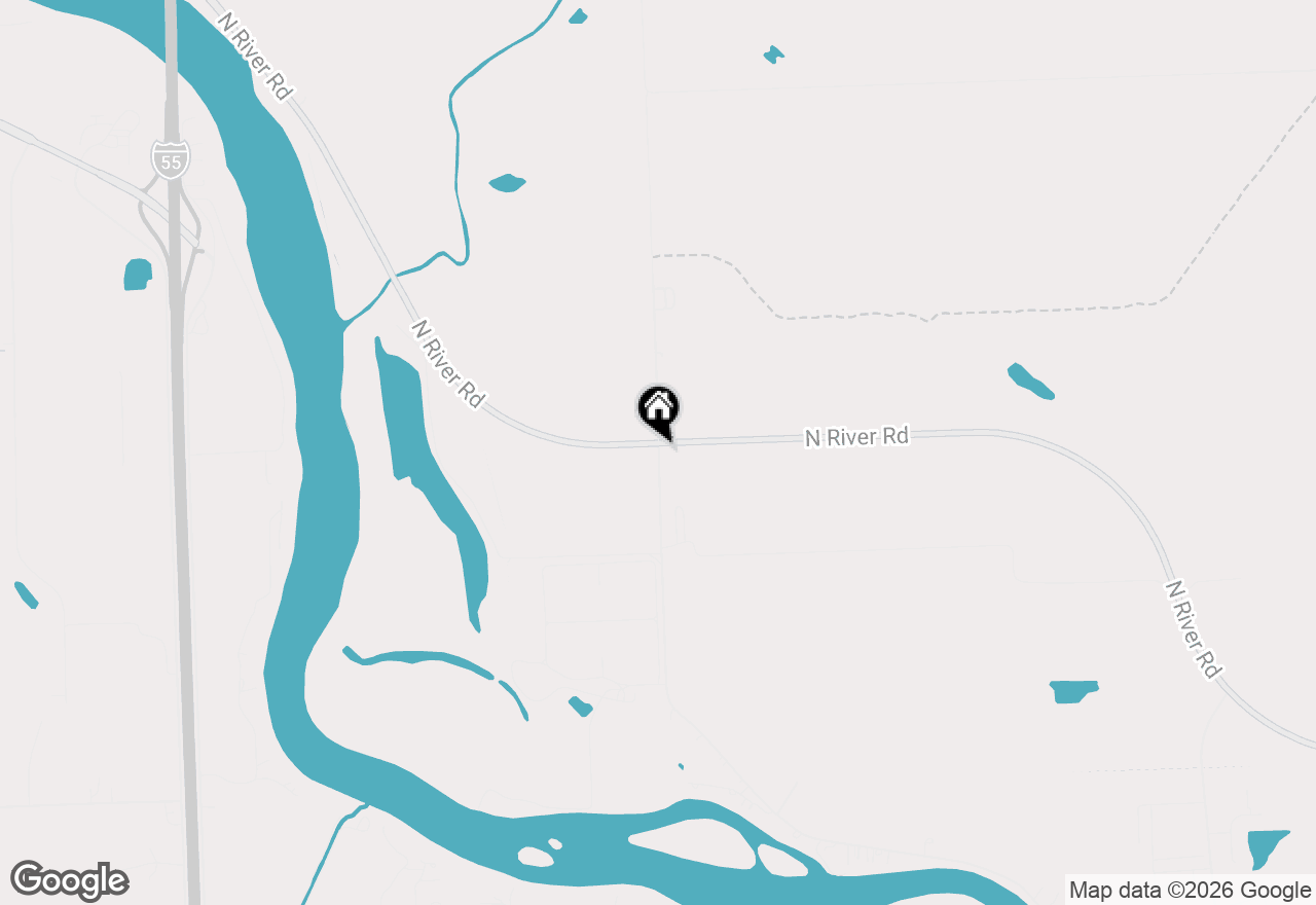 Map of 0000 Kankakee River Island, Wilmington, IL 60481