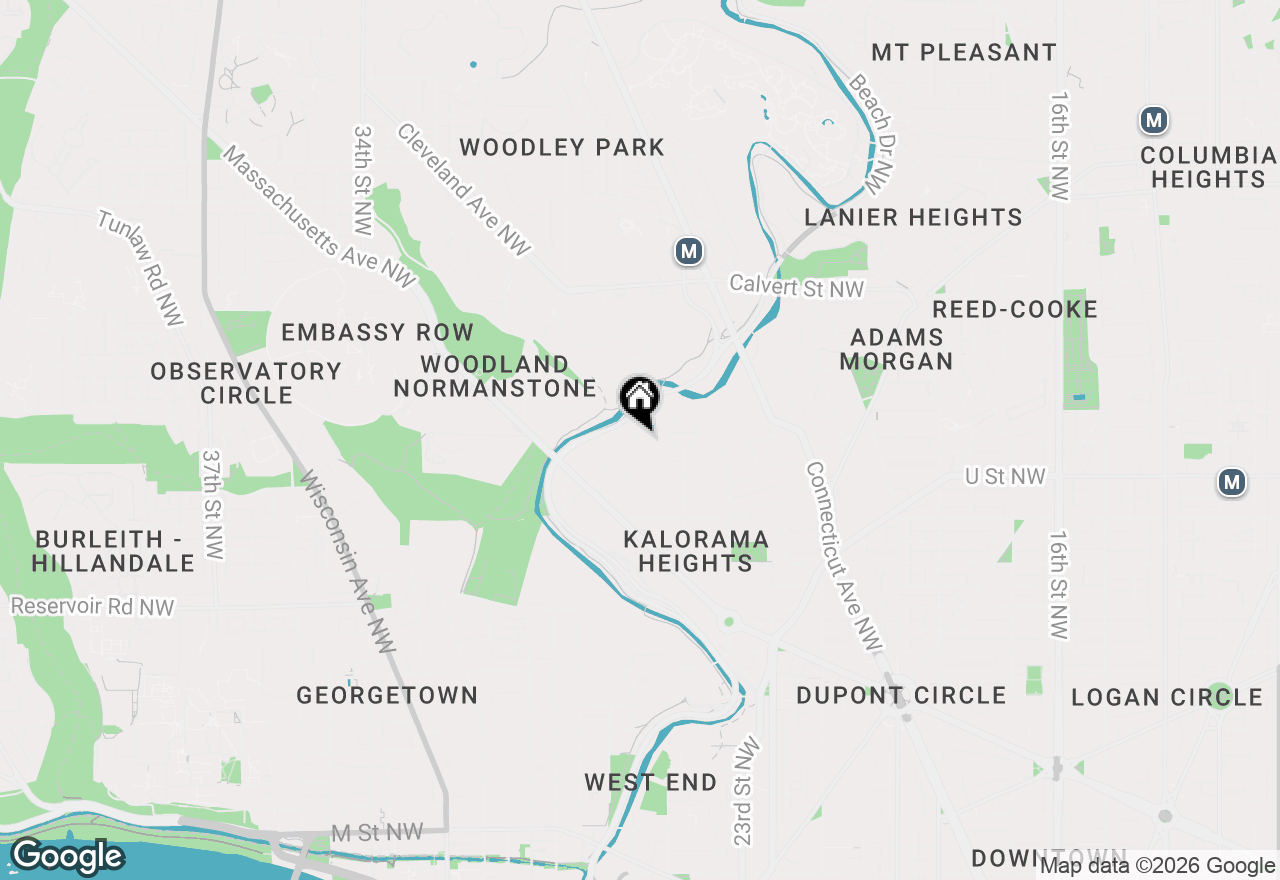 Map of 2446 Belmont Road Nw, Washington, DC 20008