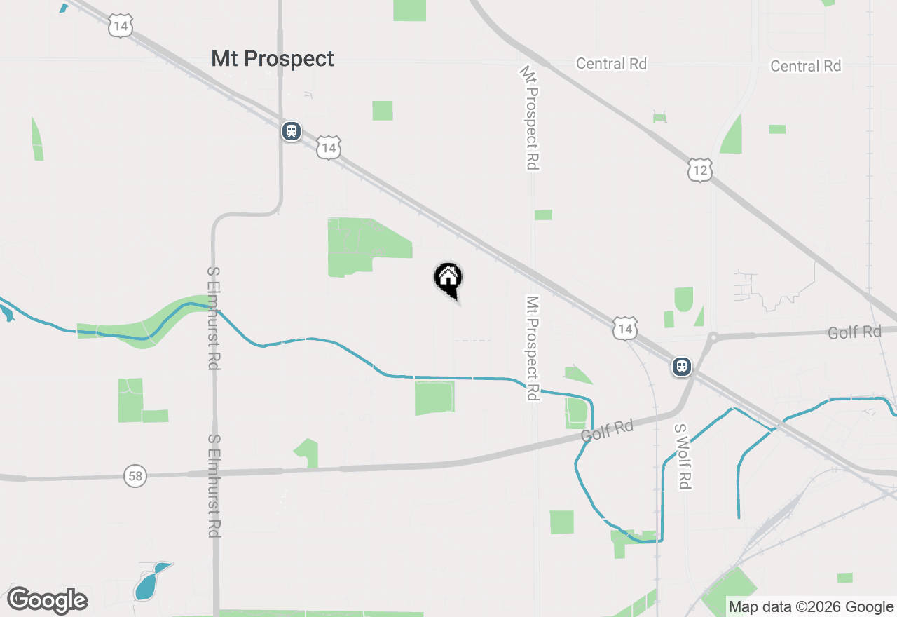 Map of 602 S Edward Street, Mount Prospect, IL 60056