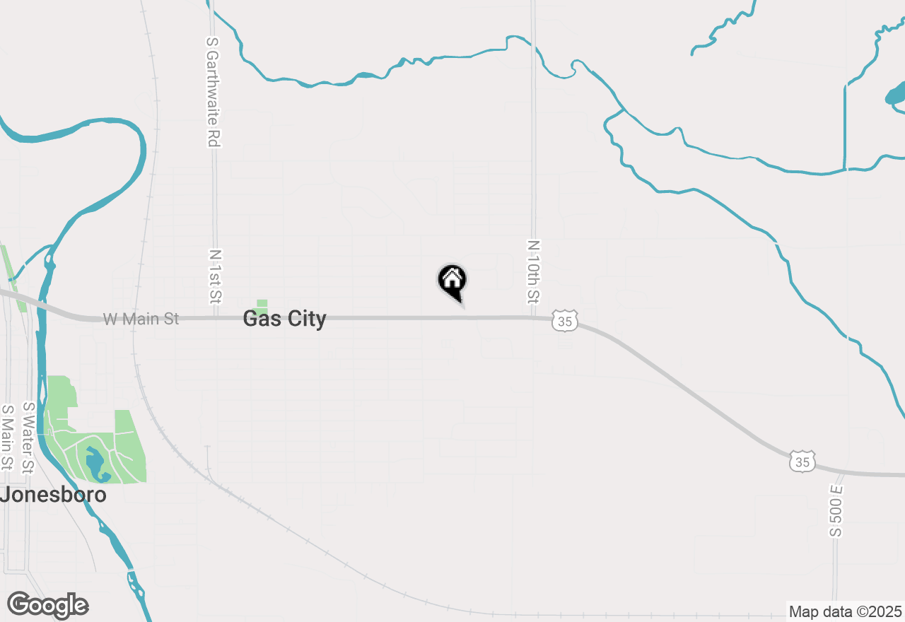Map of 737 E Main Street, Gas City, IN 46933