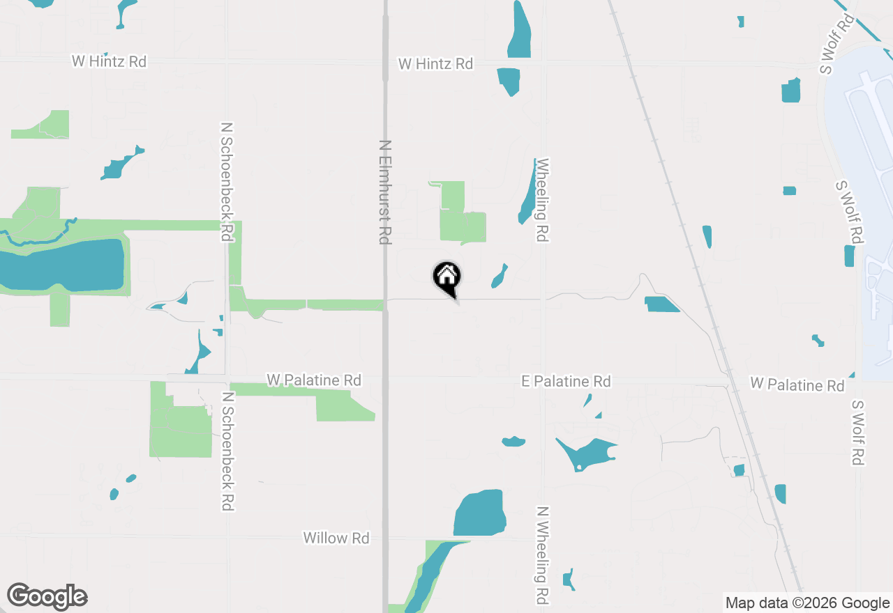 Map of 16 Robert Avenue, Prospect Heights, IL 60070