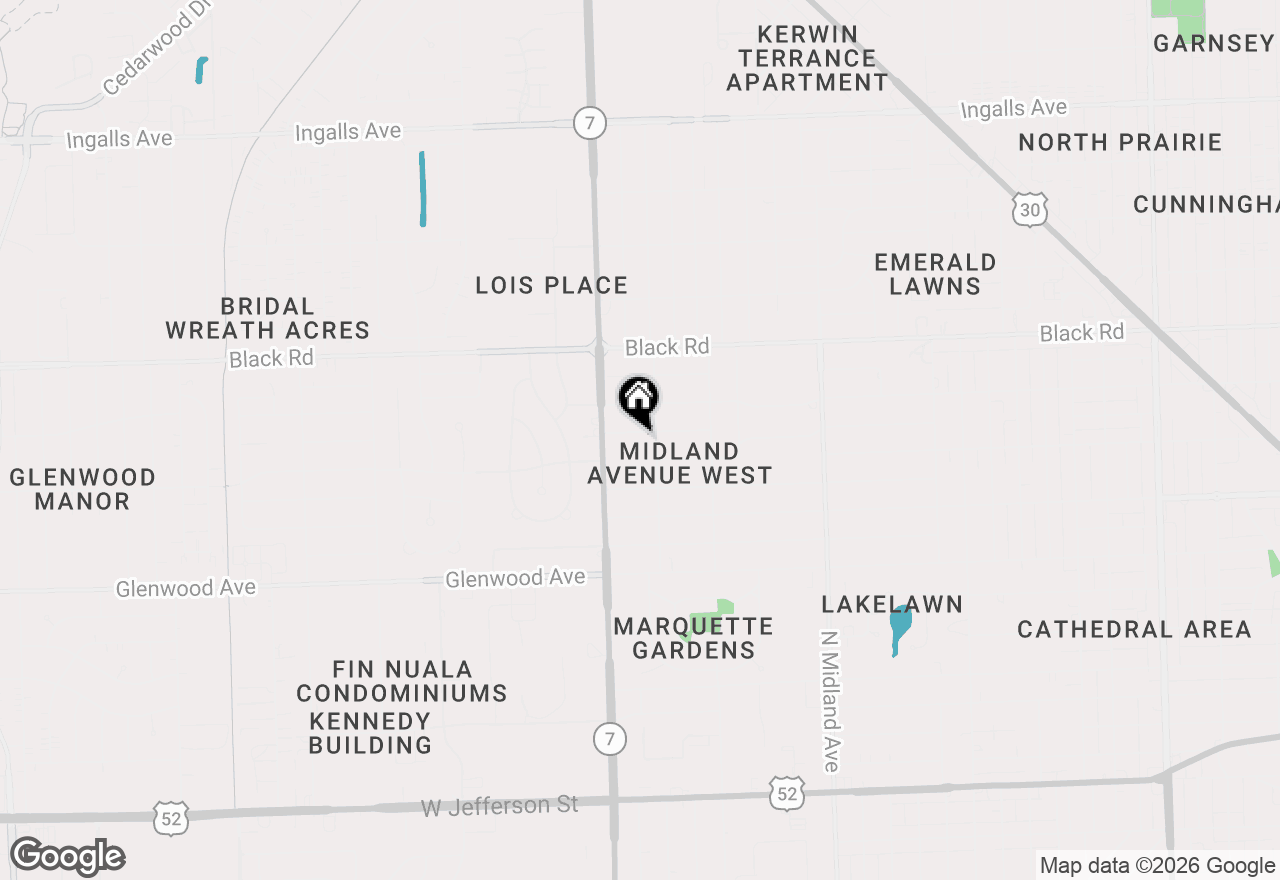 Map of 1706 Avalon Avenue, Joliet, IL 60435