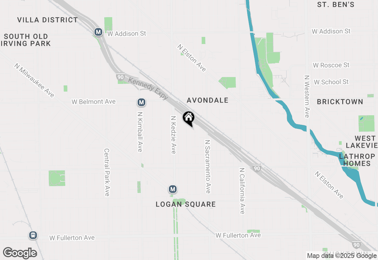 Map of 3010 N Albany Avenue #1, Chicago, IL 60618
