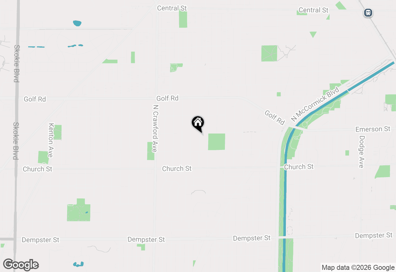 Map of 9360 Ridgeway Avenue, Evanston, IL 60203