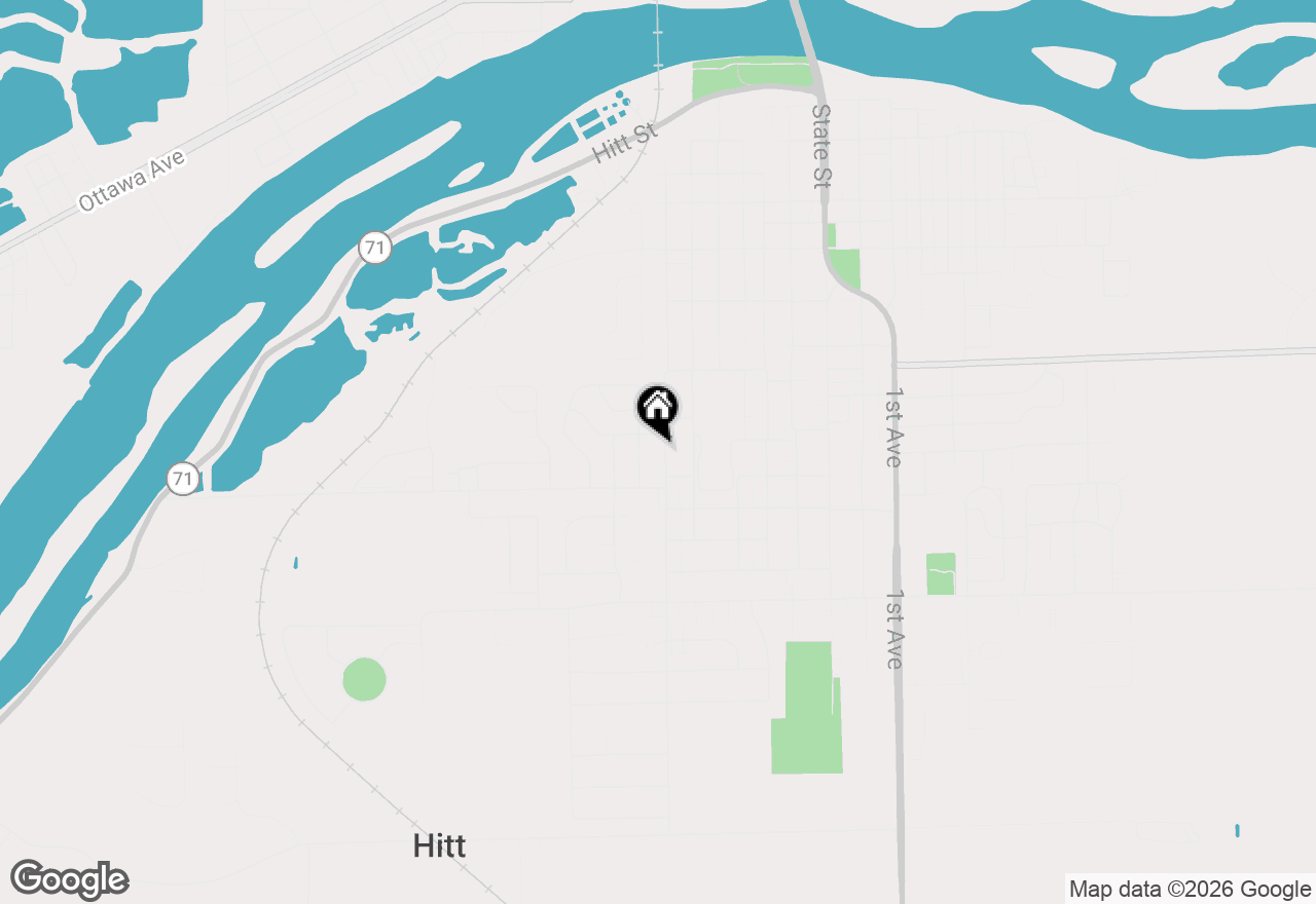 Map of 915 Adams Street, Ottawa, IL 61350