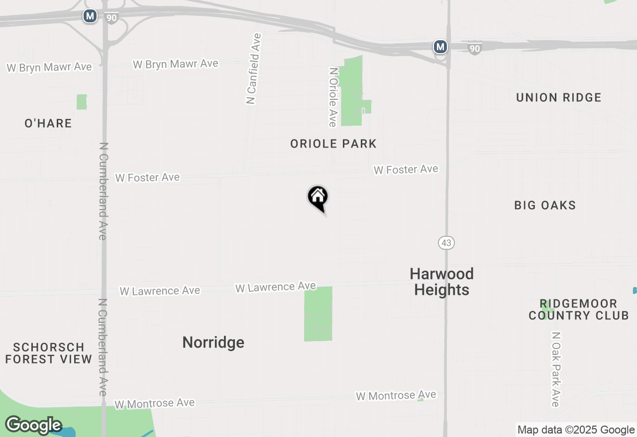 Map of 5019 N Ottawa Avenue, Chicago, IL 60656