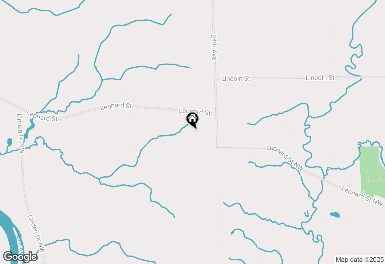 Map of 2550 Leonard Street, Marne, MI 49435