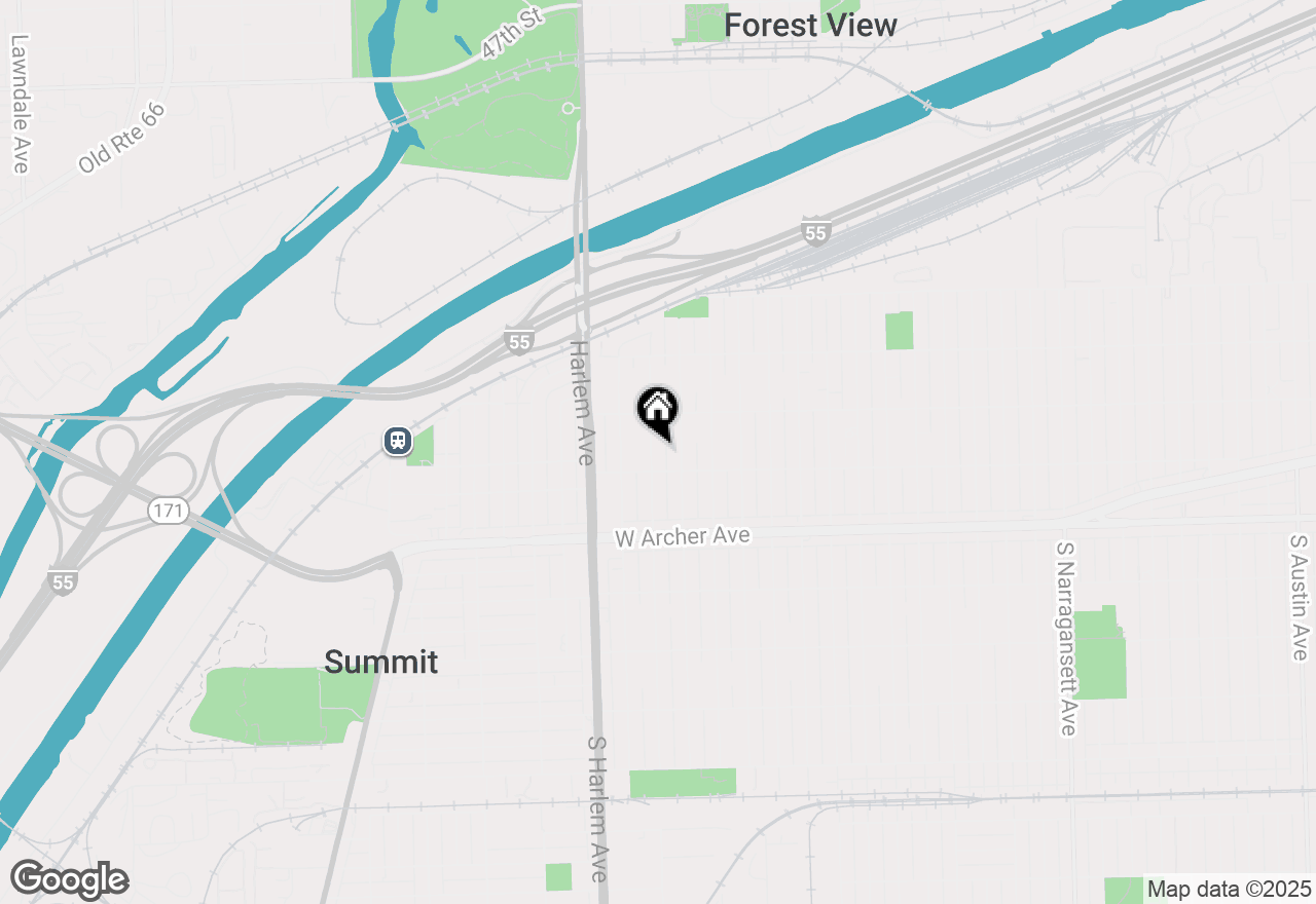 Map of 5341 S Nottingham Avenue, Chicago, IL 60638