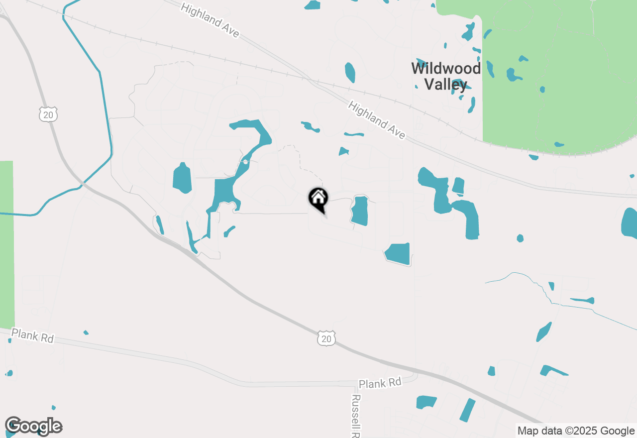 Map of 3555 Hidden Fawn Drive, Elgin, IL 60124