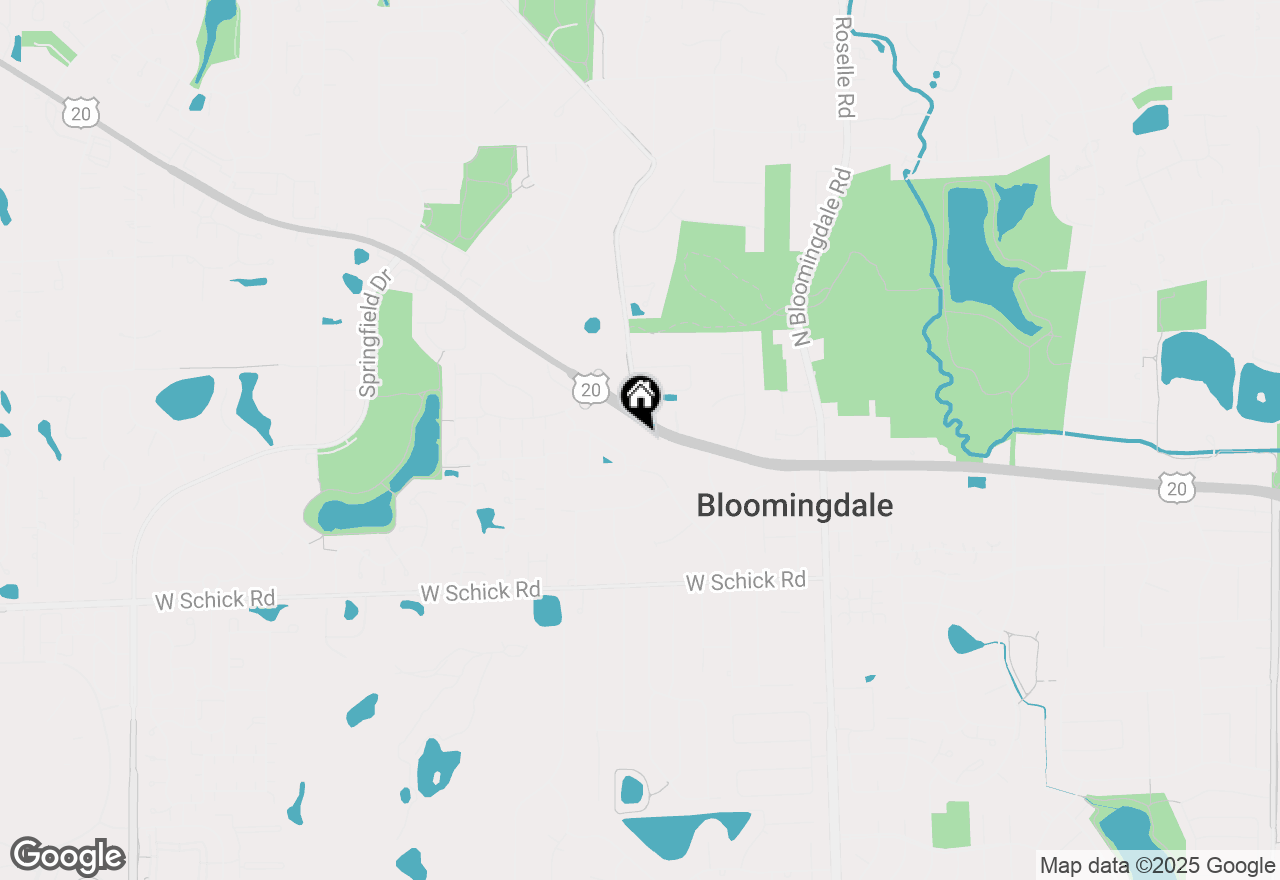 Map of 166 W Lake Street, Bloomingdale, IL 60108