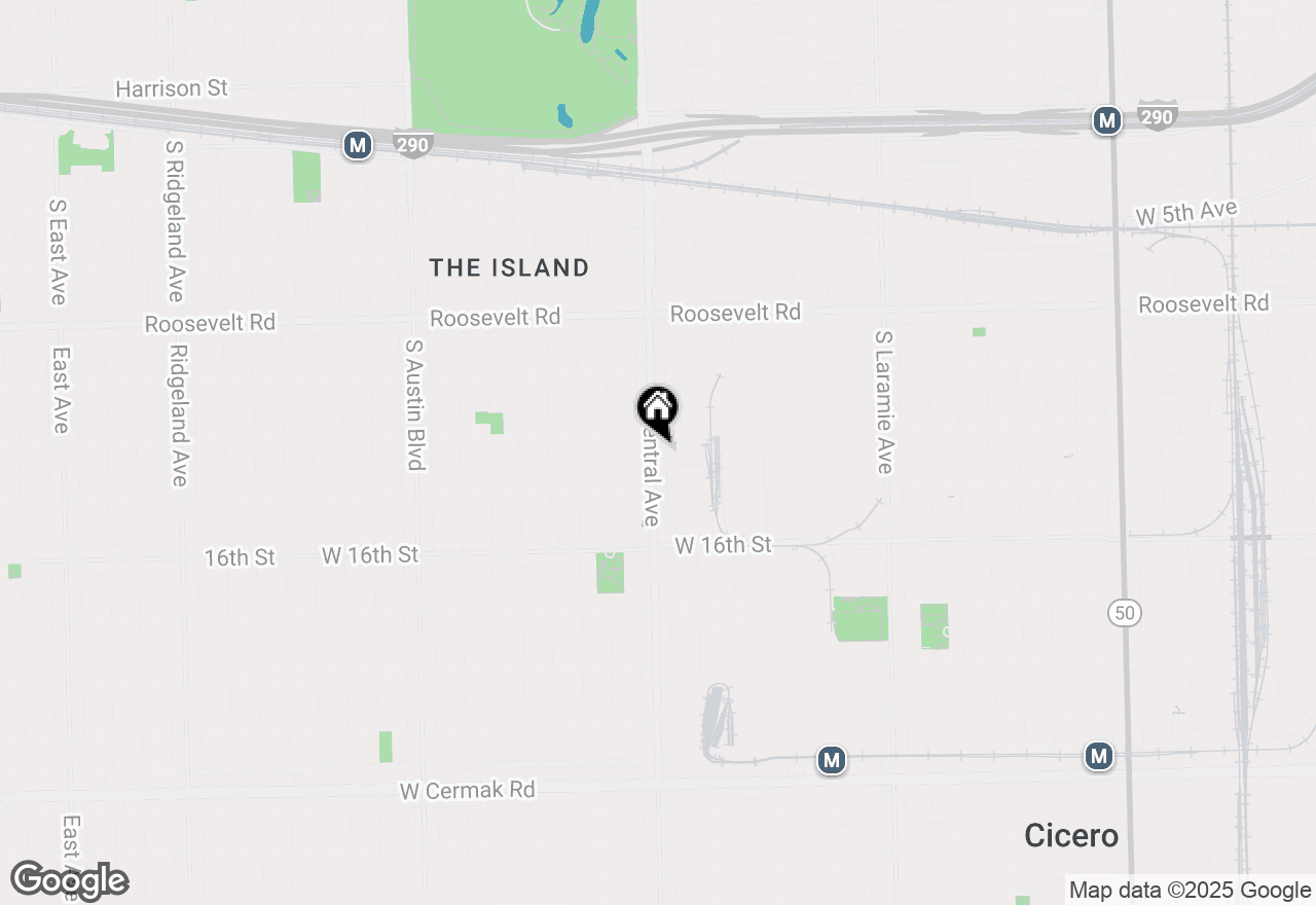 Map of 1415 S Central Avenue, Cicero, IL 60804