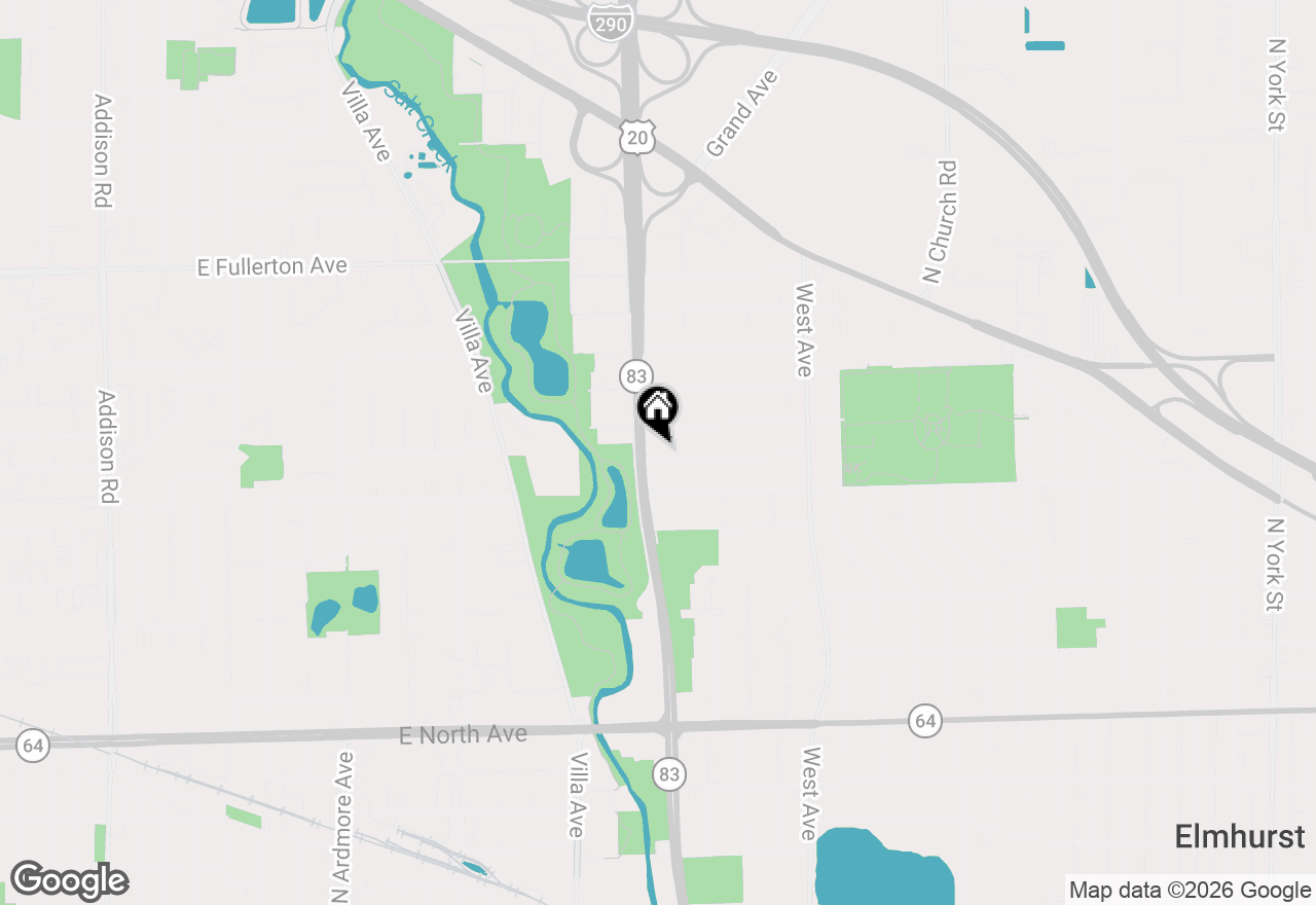 Map of 655 W Comstock Avenue, Elmhurst, IL 60126