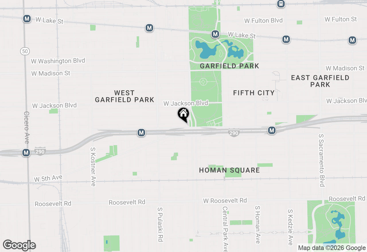 Map of 3822 W Congress Parkway, Chicago, IL 60624