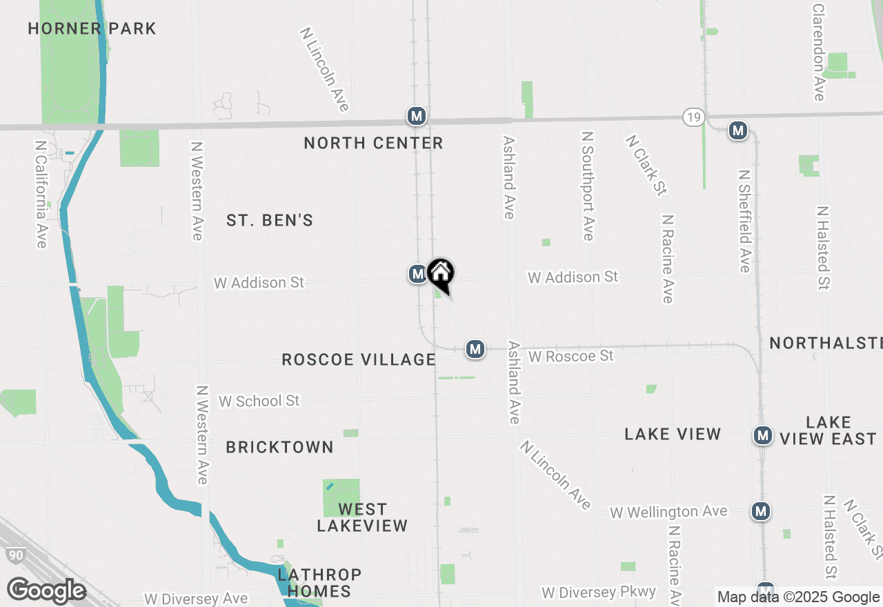 Map of 3530 N Lincoln Avenue #304, Chicago, IL 60657