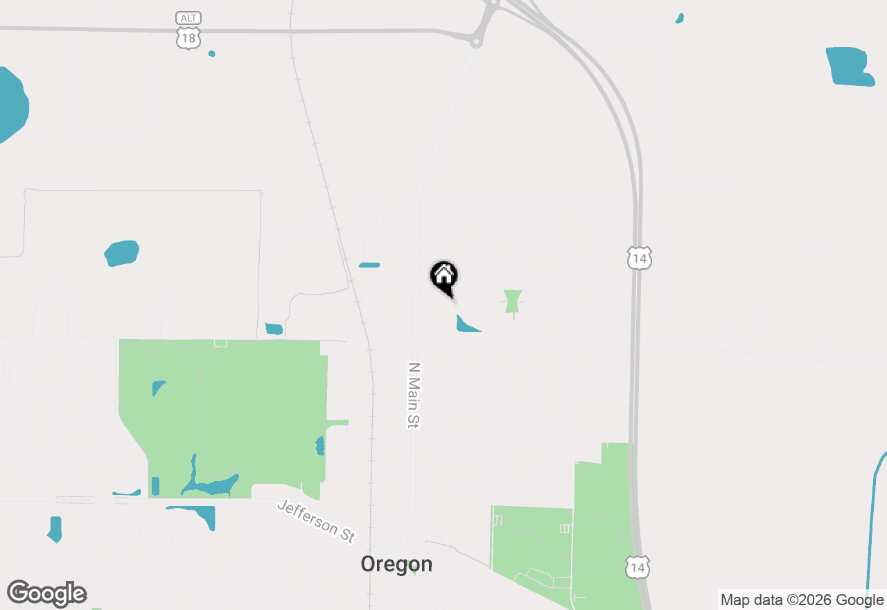 Map of 819-823 Thompson Drive, Oregon, WI 53575