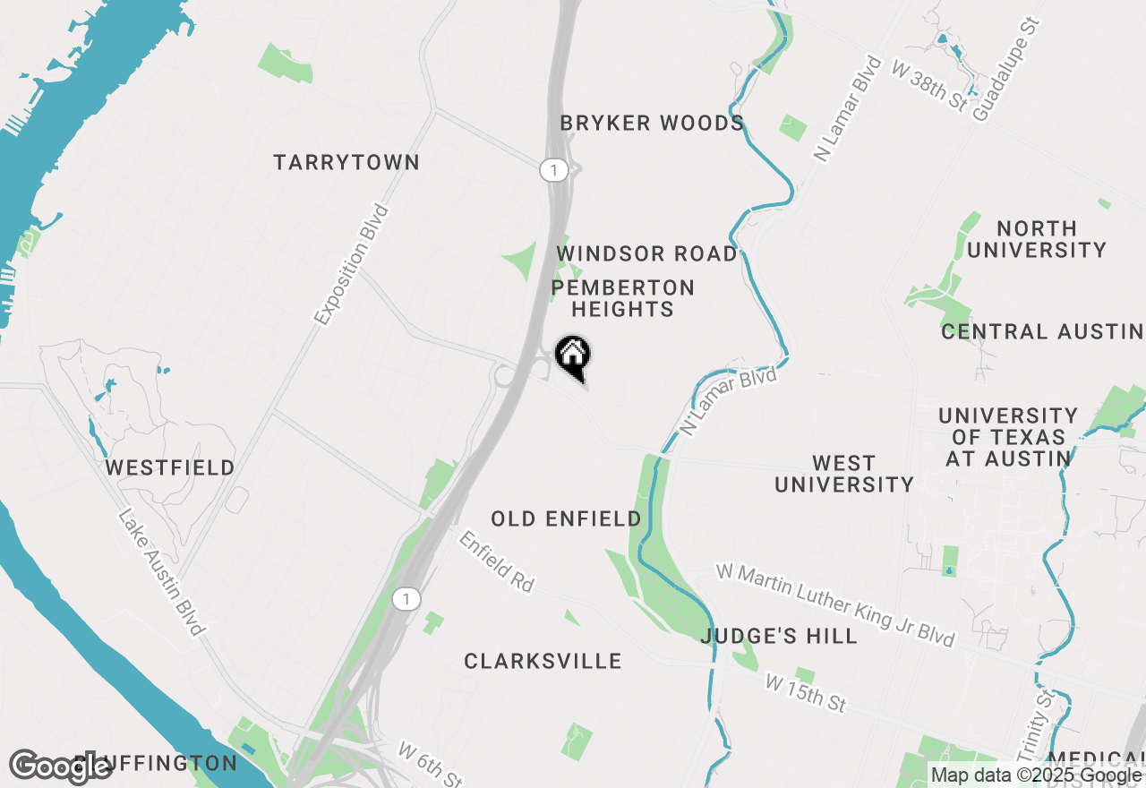 Map of 2401 Jarratt Ave, Austin, TX 78703