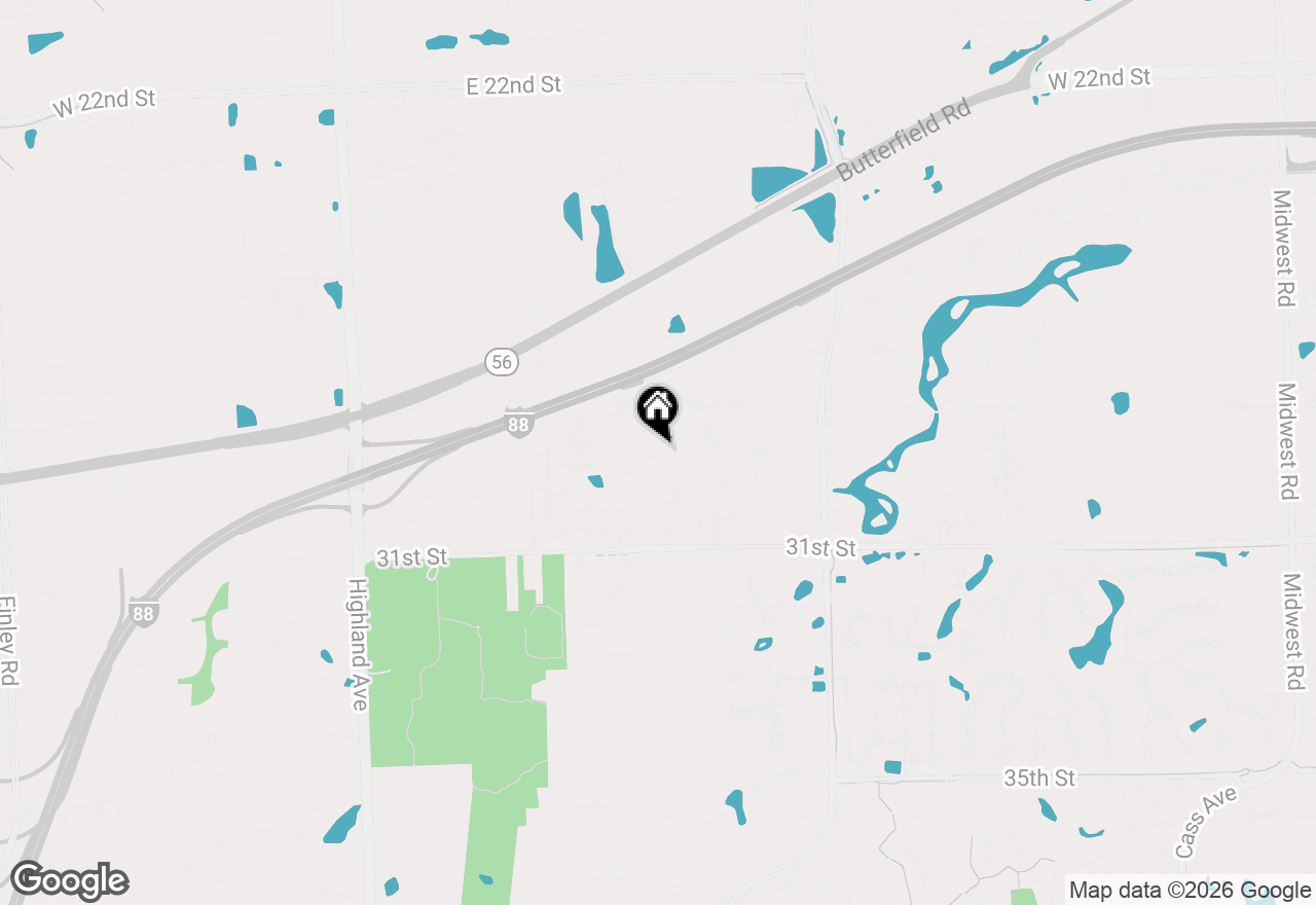 Map of 19W078 Avenue Normandy N, Oak Brook, IL 60523