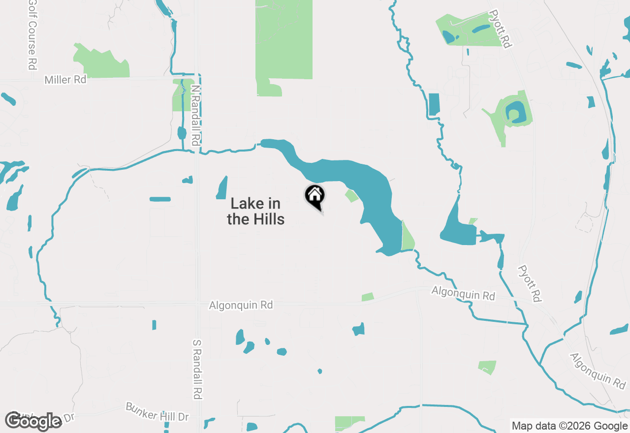 Map of 217 Wander Way, Lake In The Hills, IL 60156