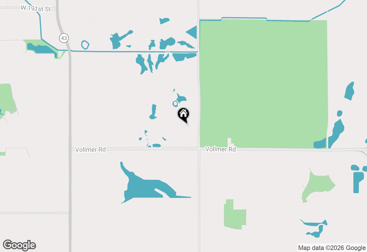 Map of 64 Olympus Drive, Tinley Park, IL 60477