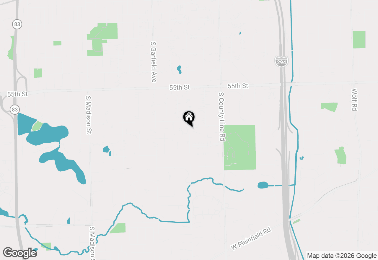 Map of 300 Claymoor Road #2E, Hinsdale, IL 60521