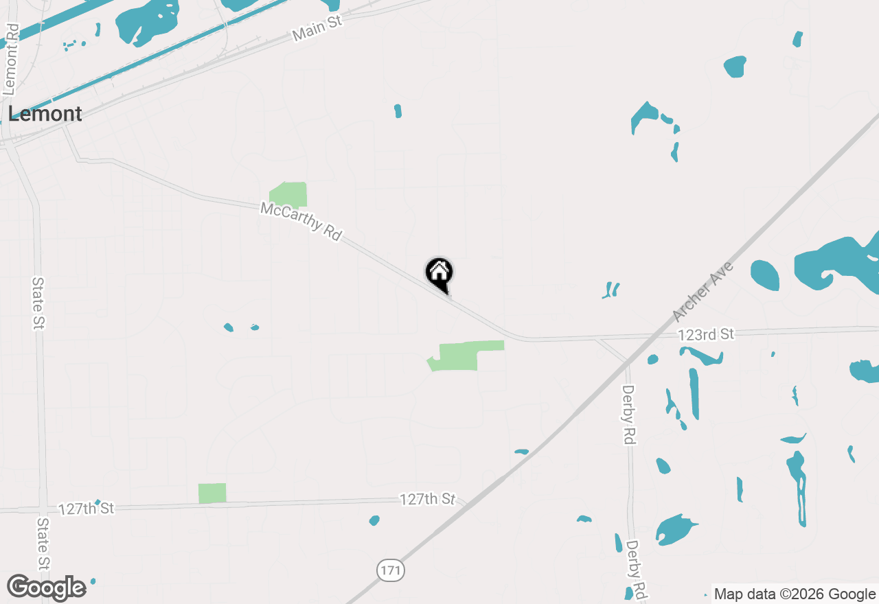Map of 14567 Albany Avenue, Lemont, IL 60439