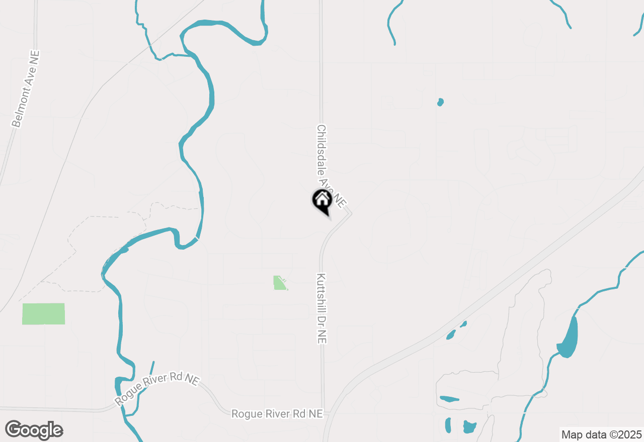 Map of 3597 Riverwoods Drive Ne, Rockford, MI 49341