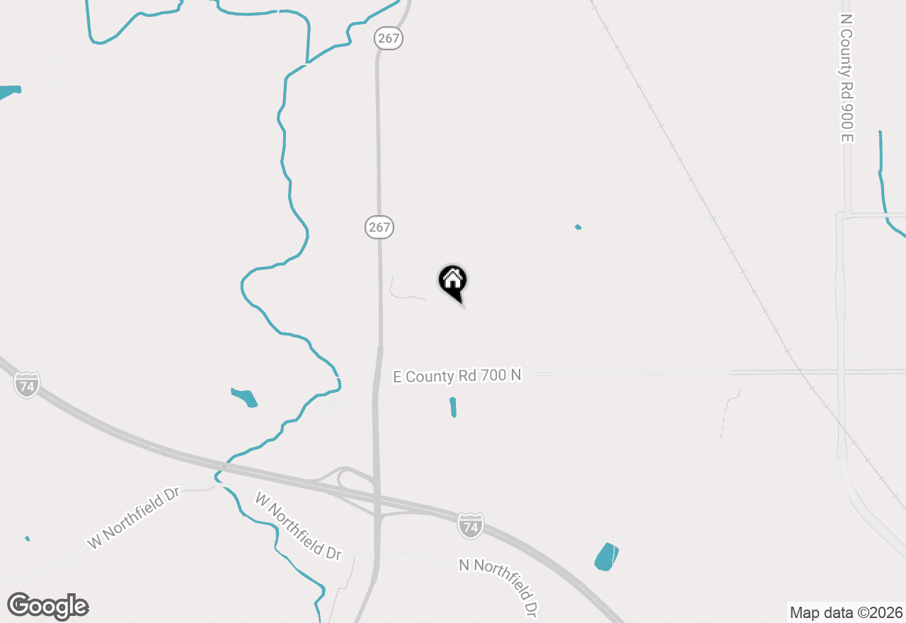Map of 57 Carriage Lake Drive, Brownsburg, IN 46112