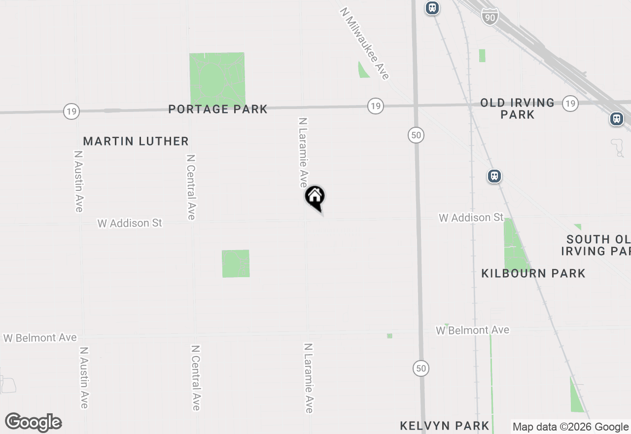 Map of 5138 W Addison Street, Chicago, IL 60641