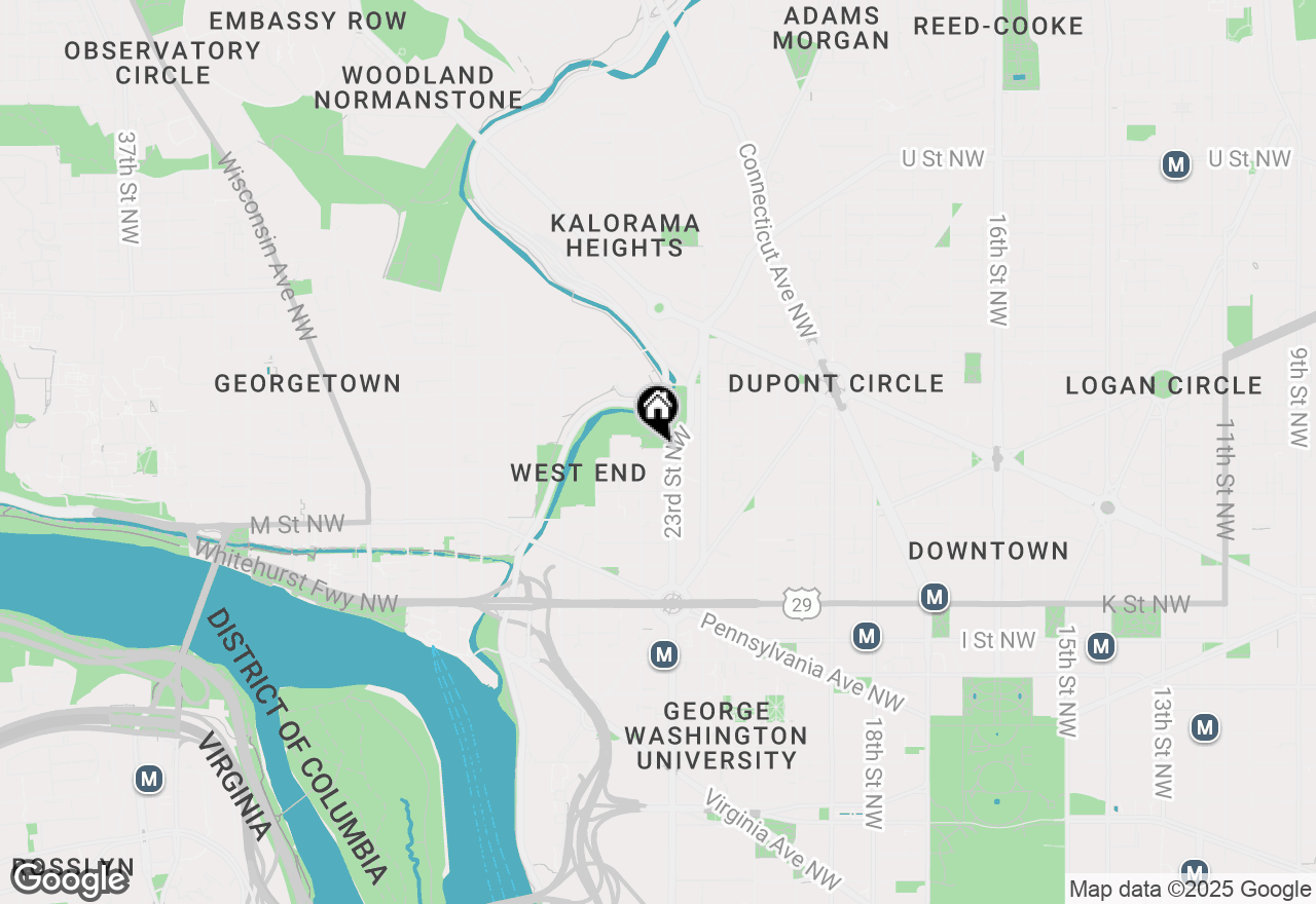 Map of 2301 N Street Nw #214, Washington, DC 20037