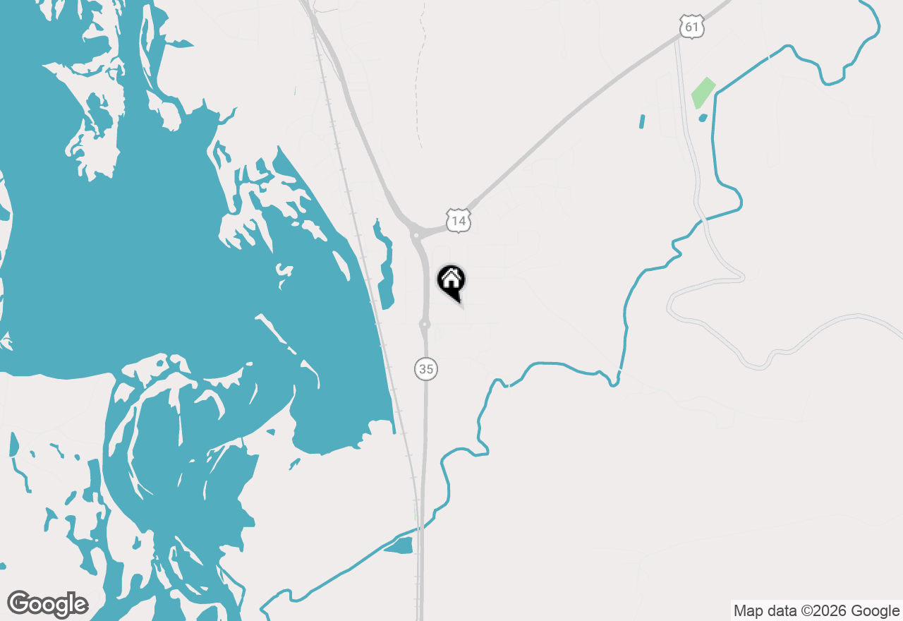 Map of 4102 Riverview Dr, La Crosse, WI 54601