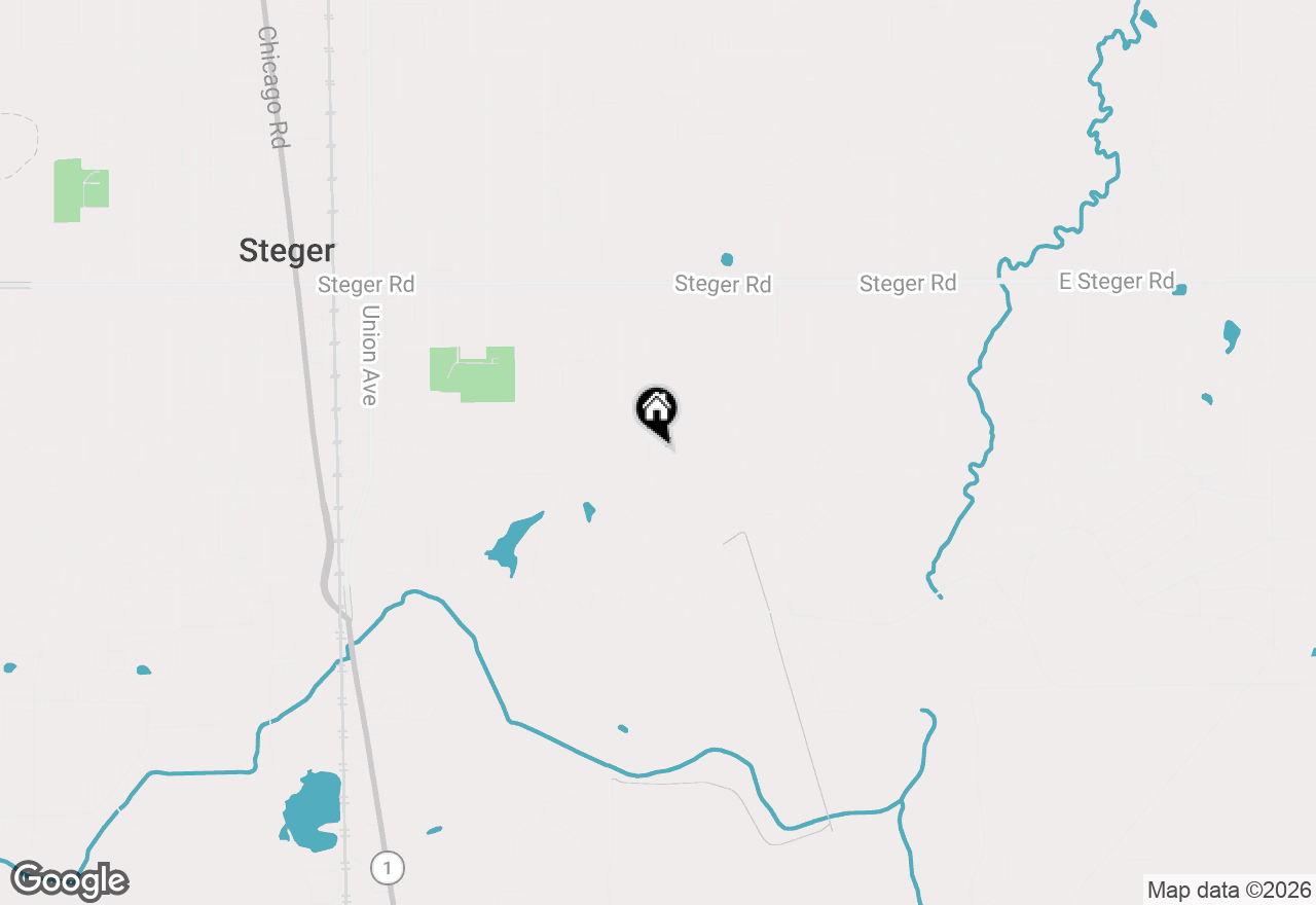 Map of 347 Tiverton Lane, Steger, IL 60475