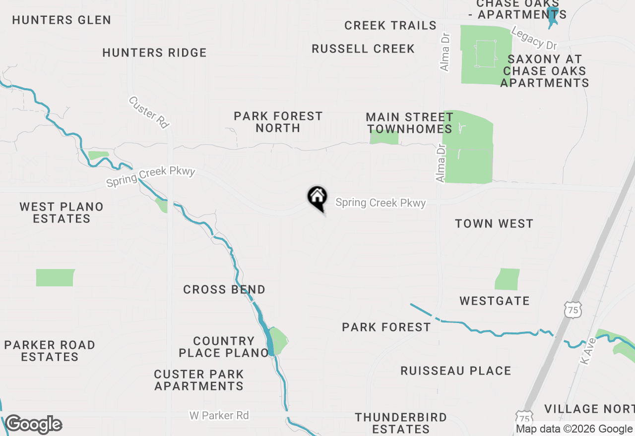 Map of 1512 Windy Meadow Drive, Plano, TX 75023