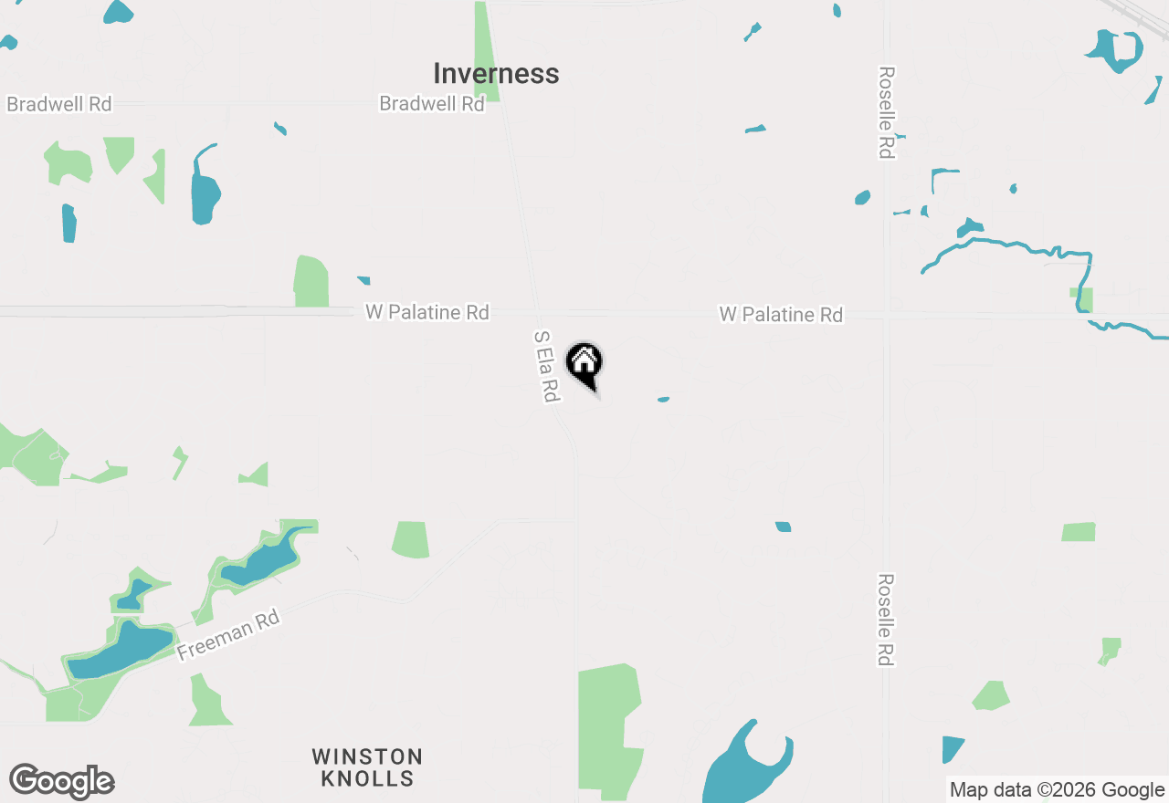 Map of 1986 Camphill Circle, Inverness, IL 60067