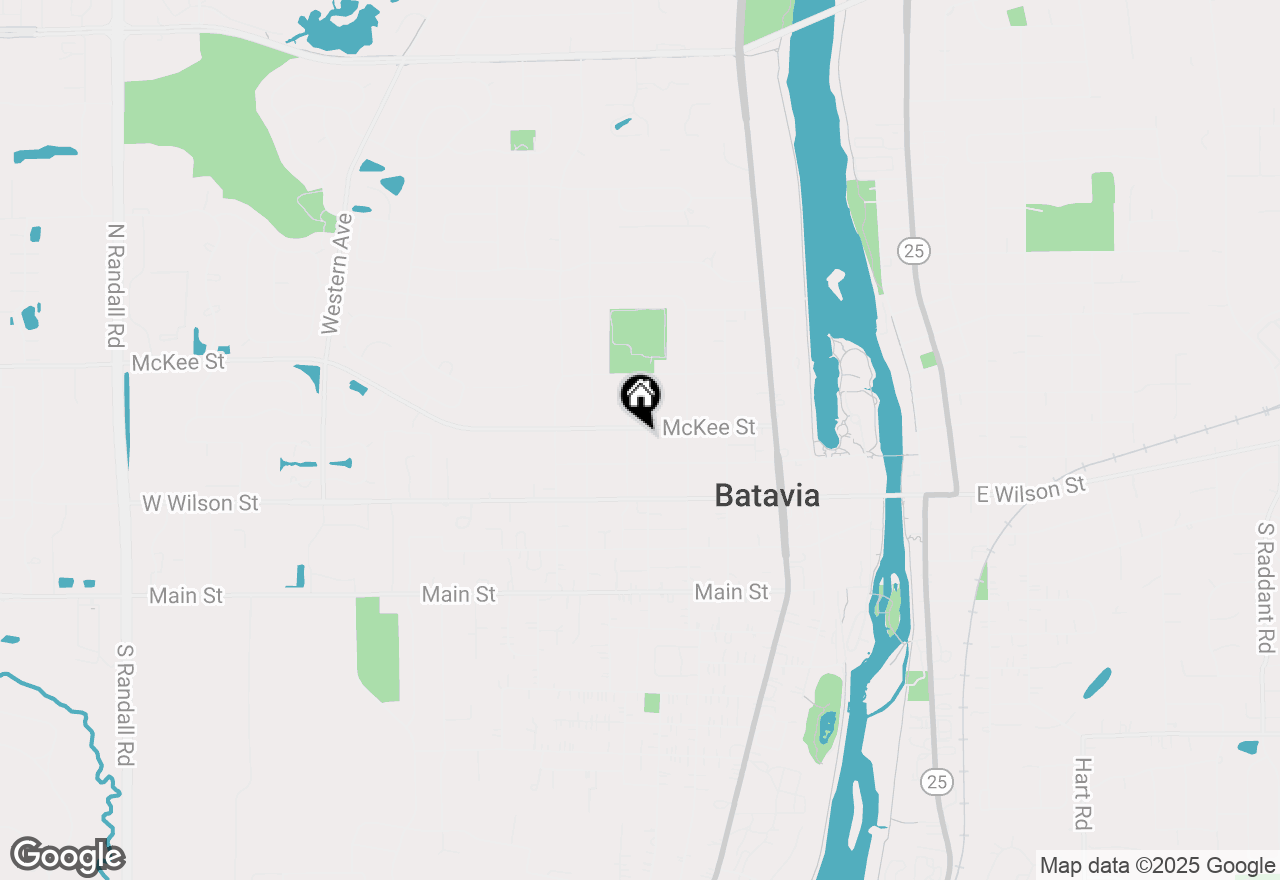 Map of 125 N Jackson Street, Batavia, IL 60510