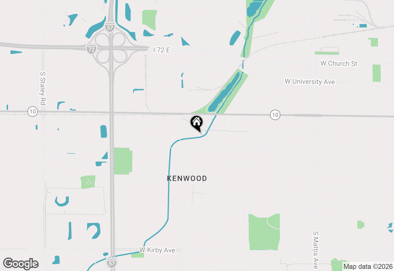 Map of 2805 Blair Drive, Champaign, IL 61821