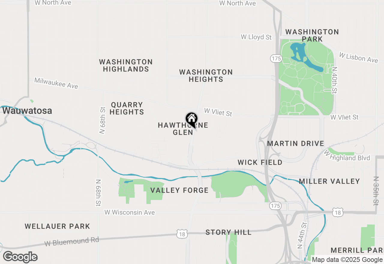 Map of 1239 N Hawley Rd, Milwaukee, WI 53208