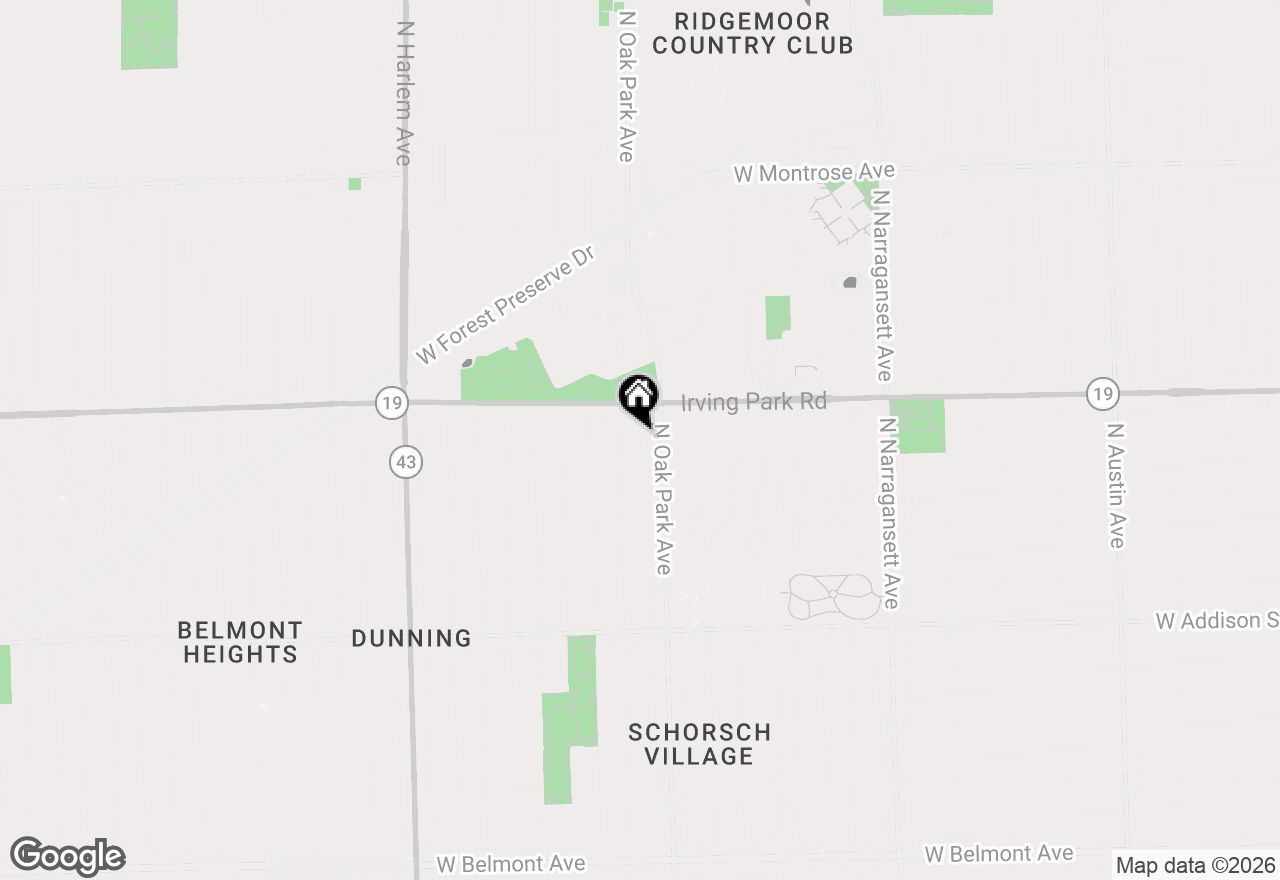 Map of 3923 N Newcastle Avenue, Chicago, IL 60634