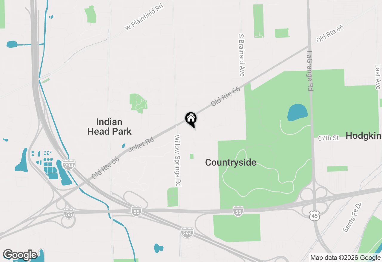 Map of 6600 Dawn Avenue, Countryside, IL 60525