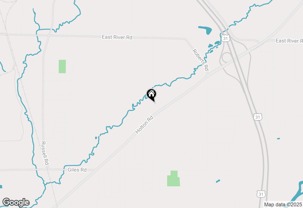 Map of 1889 N Getty Street, Muskegon, MI 49445