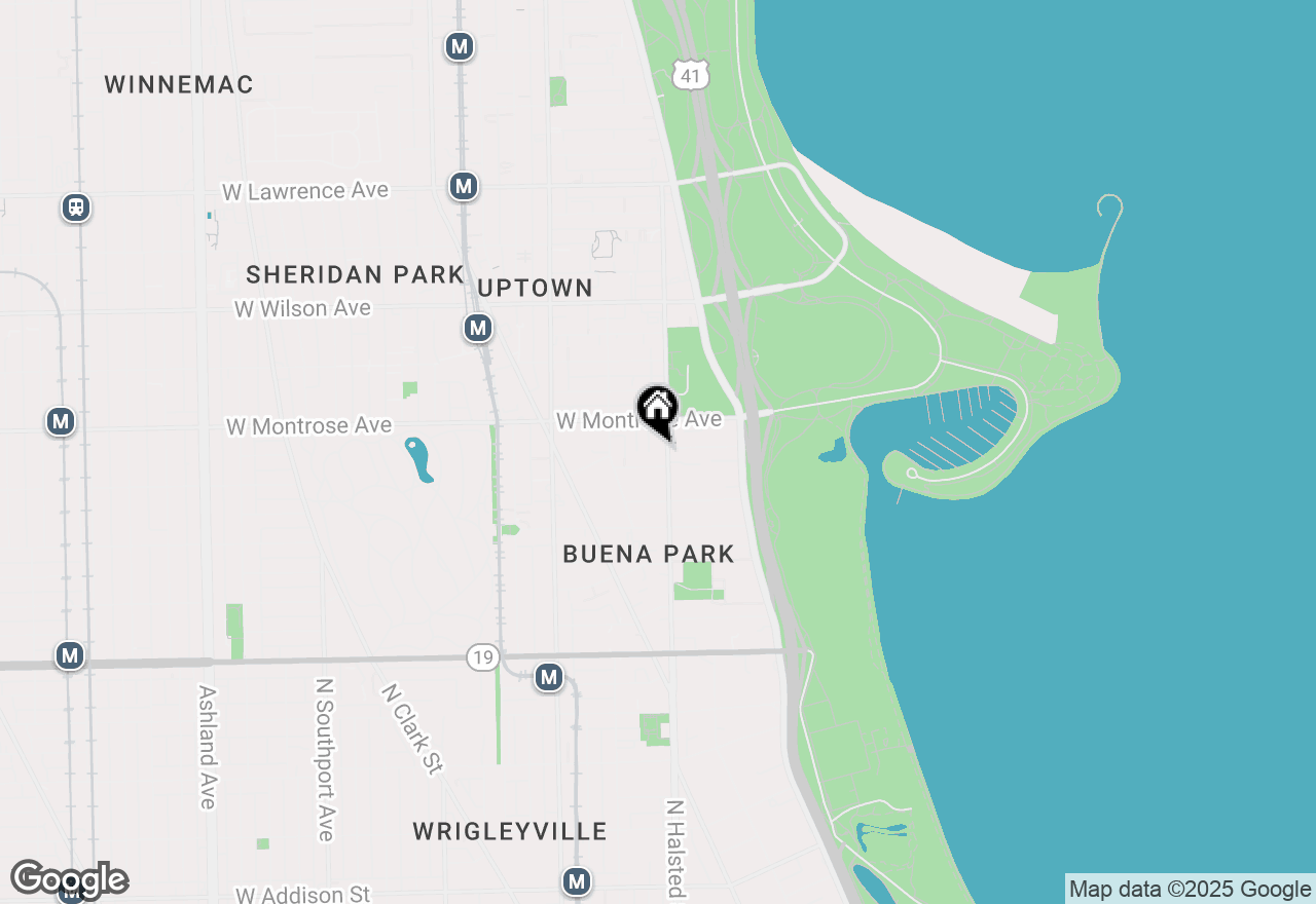 Map of 4312 N Clarendon Avenue #1231, Chicago, IL 60613